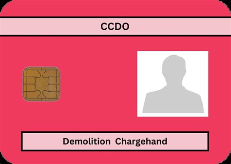 ccdo smart card|ccdo demolition card.